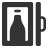 Icon representing a beverage refrigerator